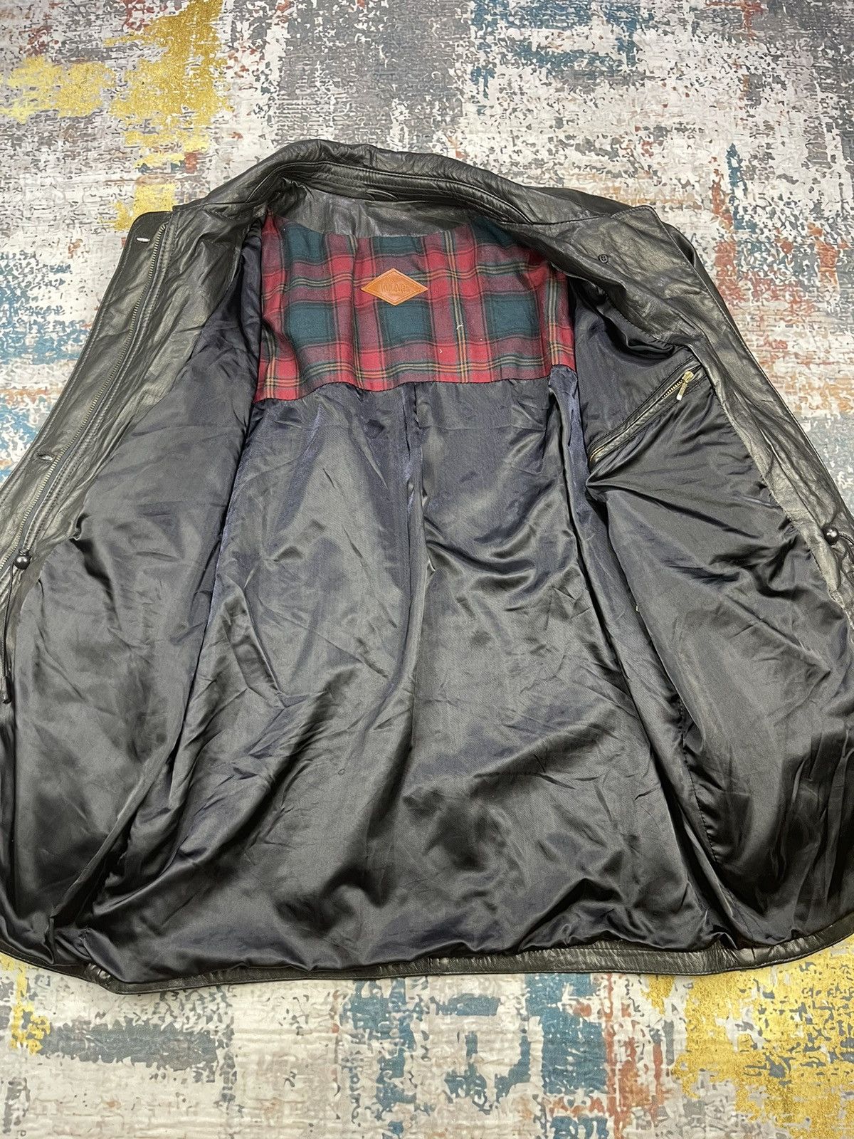 Genuine Leather Vtg Volare Calf Skin Military Leather Mantel Jackets Size US L / EU 52-54 / 3 - 11 Thumbnail