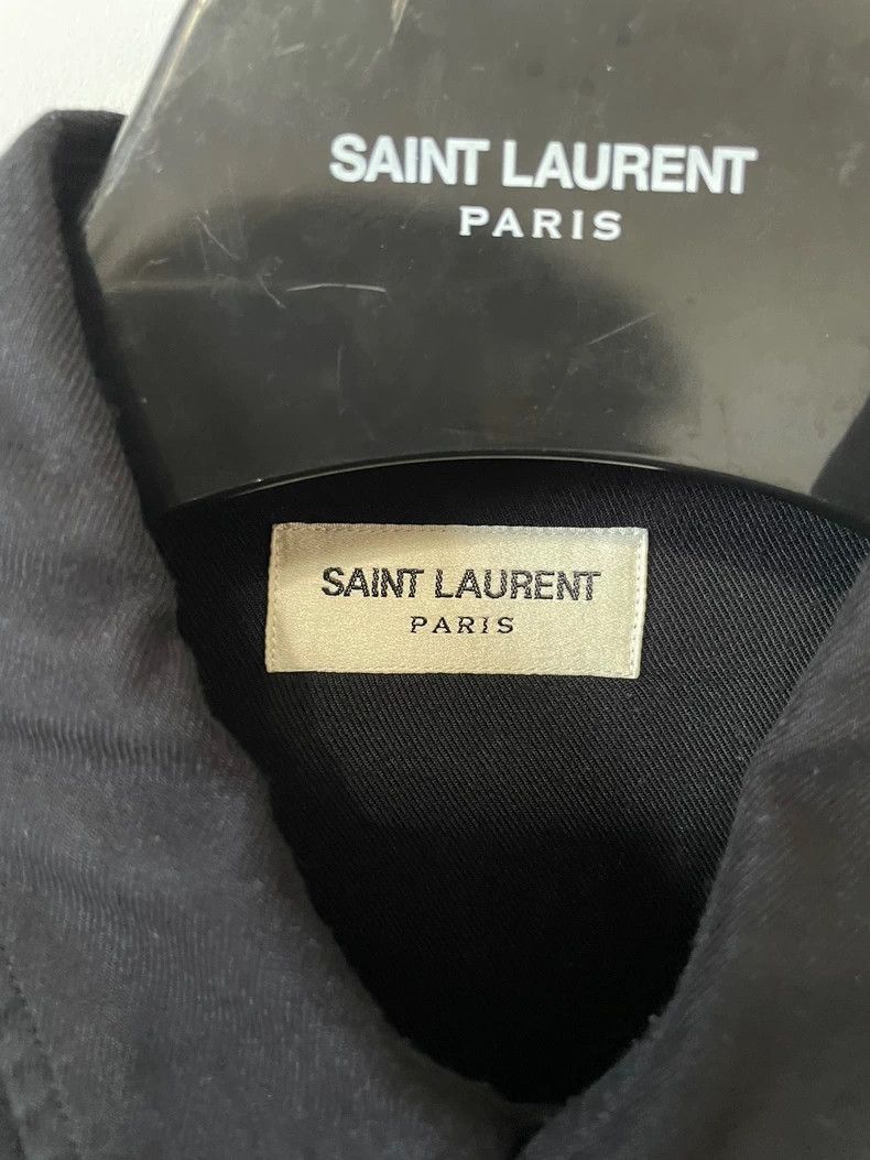 Saint Laurent Paris Saint Laurent Paris Black silk shirt-2505 Size US L / EU 52-54 / 3 - 2 Thumbnail