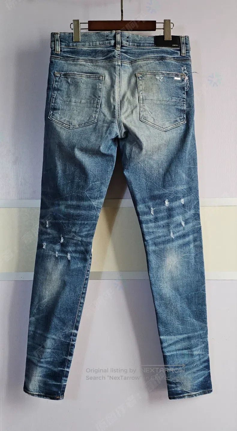 Amiri Amiri Washed Hole Denim Jeans Size US 33 - 4 Thumbnail