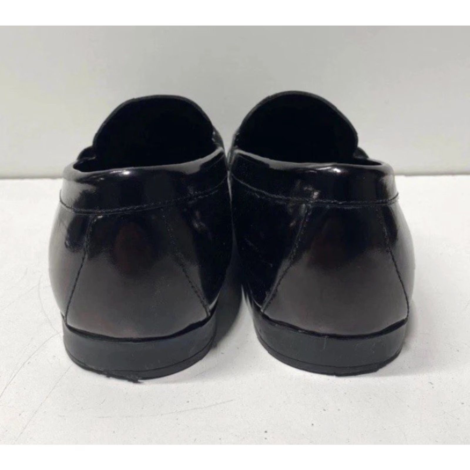 Versace Versace Collection Shiny Black Leather Loafer DressShoes Men 10 Casual Italy Leather Men’s Shoes Size L / US 10 / IT 46 - 5 Thumbnail