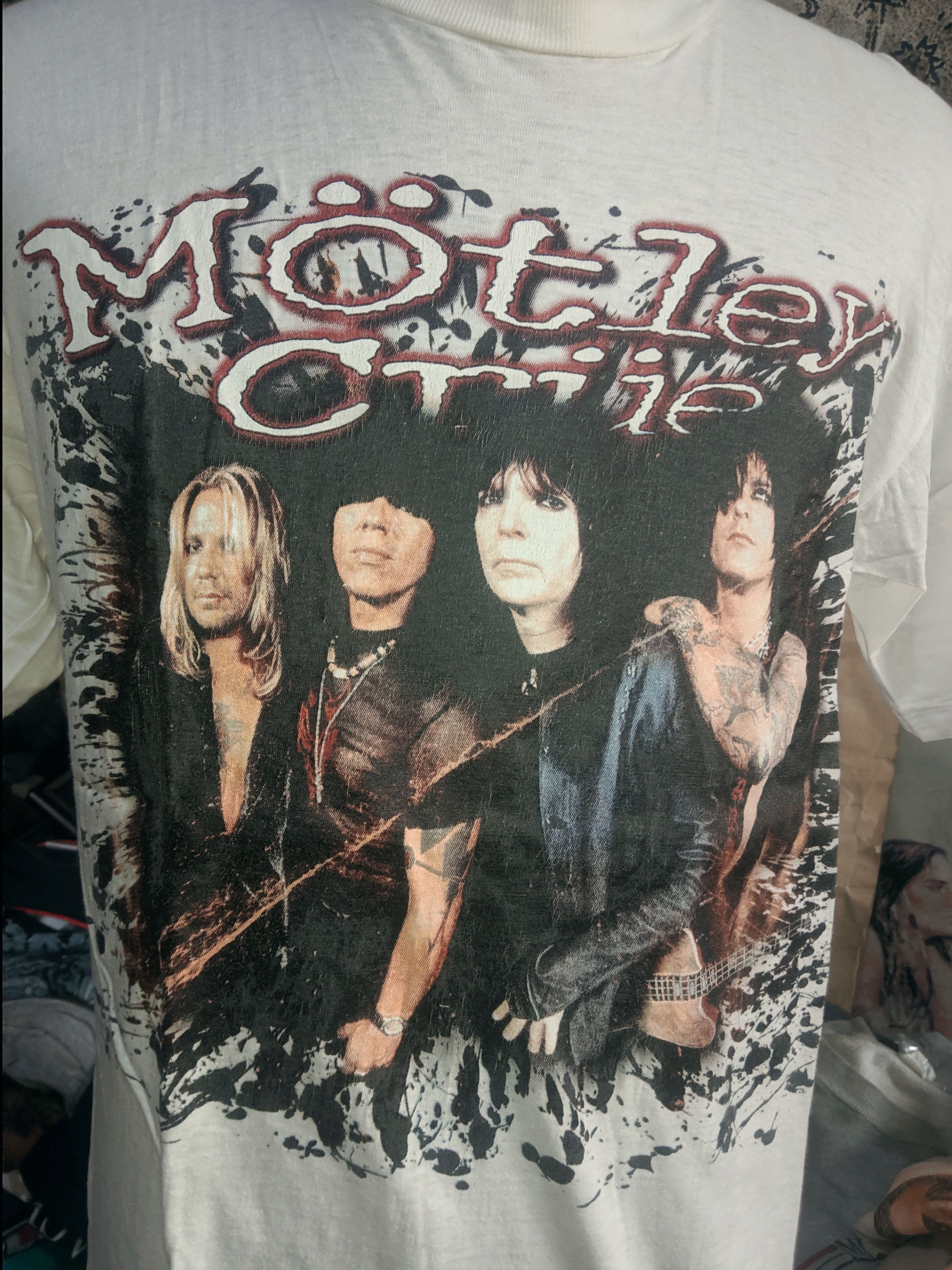 Vintage Motley Crue Green Day Blink 182 Nirvana Guns N Roses Ozzy Size US L / EU 52-54 / 3 - 3 Thumbnail