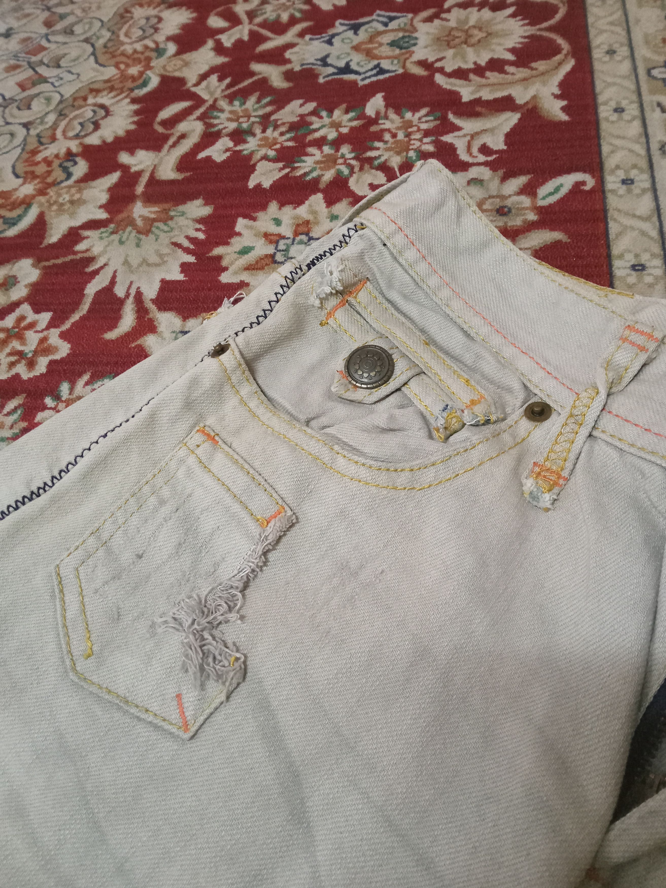 Designer Gaodian So Embroidery Back Pocket Rare Jeans Size US 30 / EU 46 - 9 Thumbnail