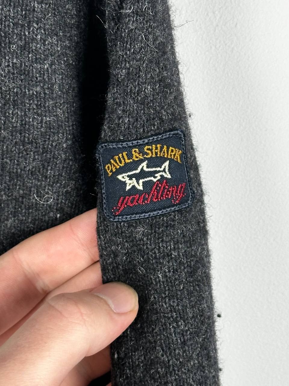 Paul & Shark Vintage Paul & Shark Grey Wool Knitted Sweater Size US M / EU 48-50 / 2 - 5 Thumbnail