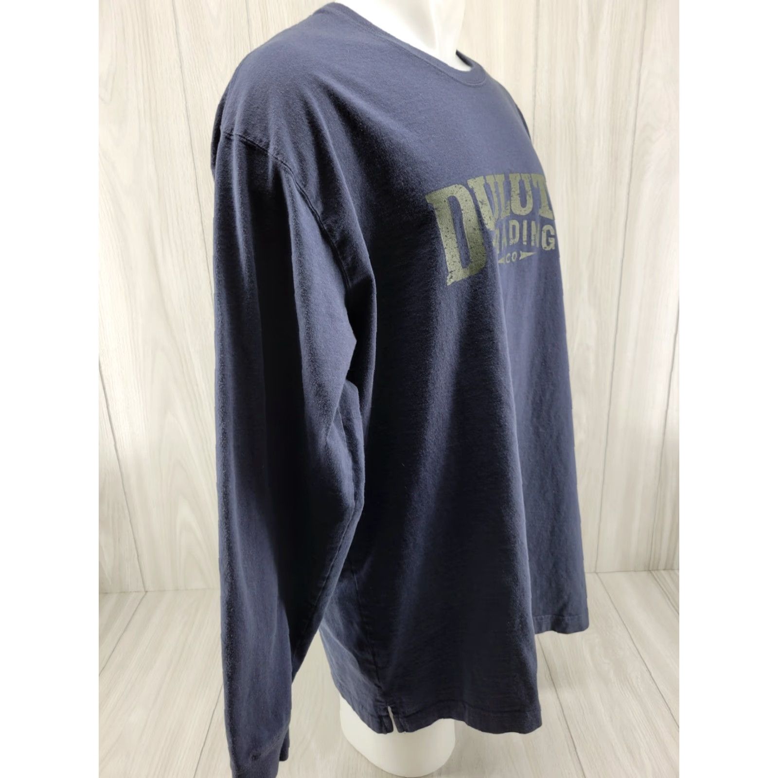 Logo 7 Duluth Logo Mens Blue XL Longtail T Cotton T-shirt Long Sleeve Shirt Size US XL / EU 56 / 4 - 4 Thumbnail