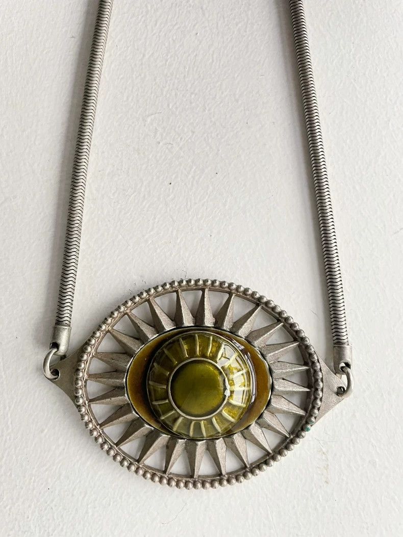 Jean Paul Gaultier Jean Paul Gaultier Big-eyed snake chain necklace 2504-Nexta Size ONE SIZE - 2 Thumbnail