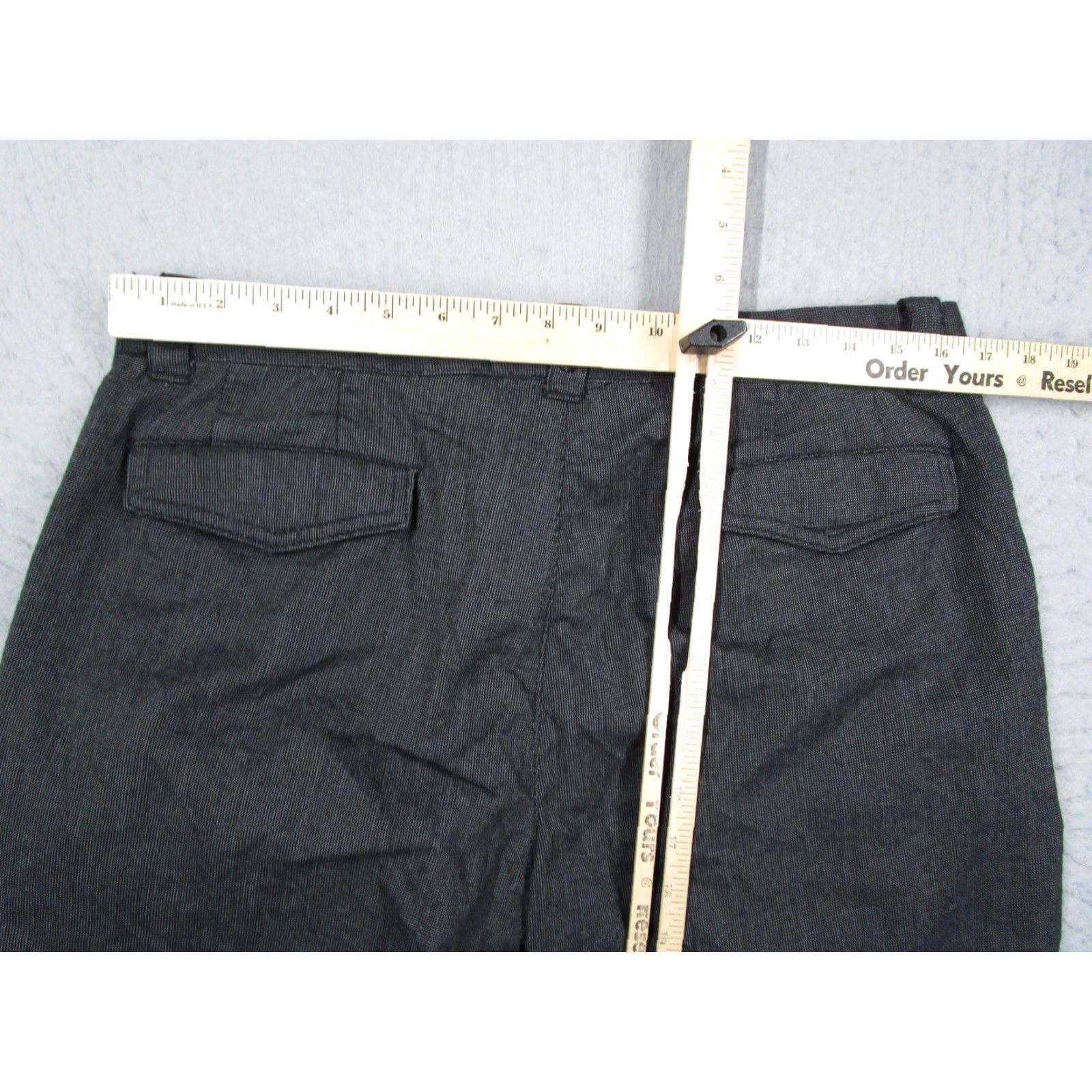 John Varvatos John Varvatos Pants Mens 50 Gray Wool Cotton Dress Trouser Slim Fit Casual Size US 34 / EU 50 - 7 Thumbnail