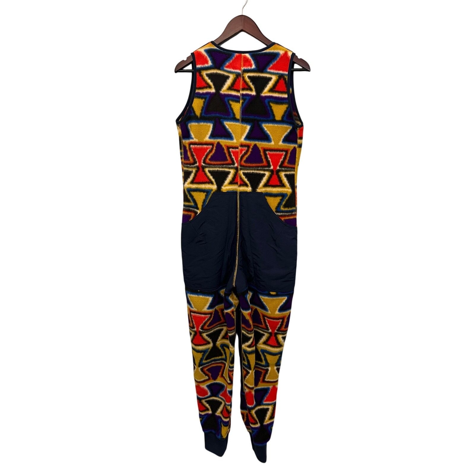 Patagonia Patagonia Synchilla Patched Jumpsuit Medium Aztec Print Size 28" / US 6 / IT 42 - 10 Thumbnail