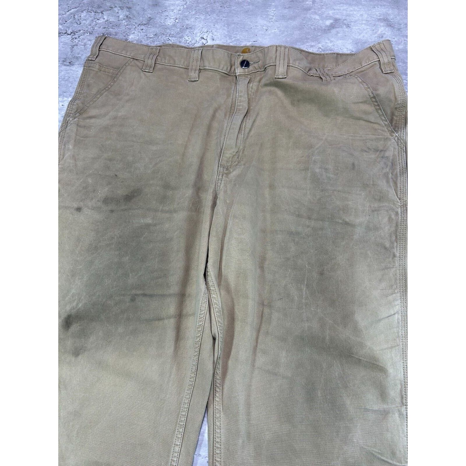 Carhartt Carhartt Relaxed Fit Canvas Workwear Five Pocket Pants Sz 43 Size US 43 - 4 Thumbnail