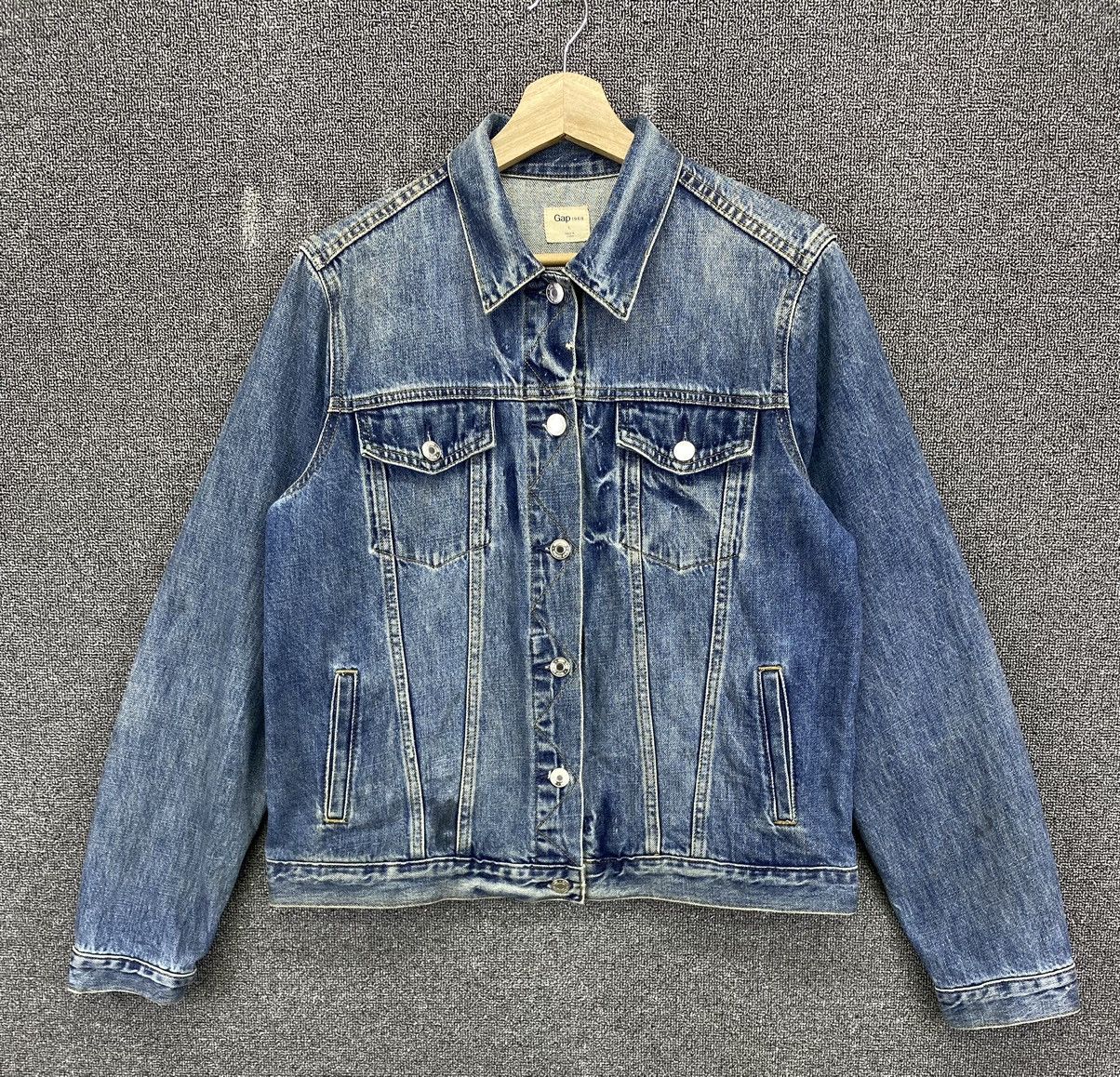 Gap Vintage GAP 1969 Truckers Denim Jeans Size L / US 10 / IT 46 - 1 Thumbnail