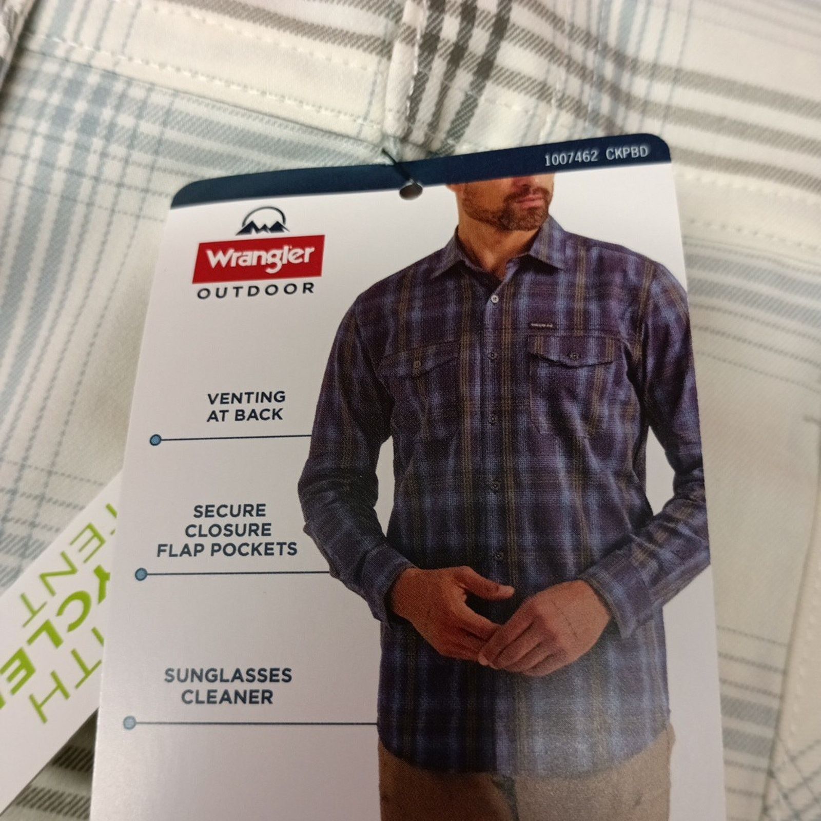 Wrangler Wrangler Shirt Men's 3XL Multi Convertible Sleeves Evergreen Size US XXL / EU 58 / 5 - 5 Thumbnail