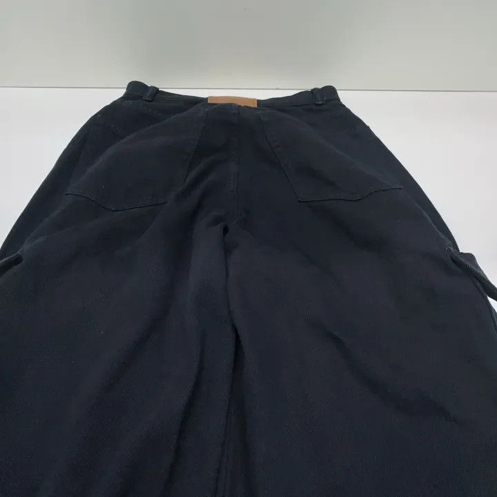 Alexander Wang Alexander Wang Black Wide-Leg Cargo Jeans - Size 25" / US 0 / IT 36 - 9 Thumbnail