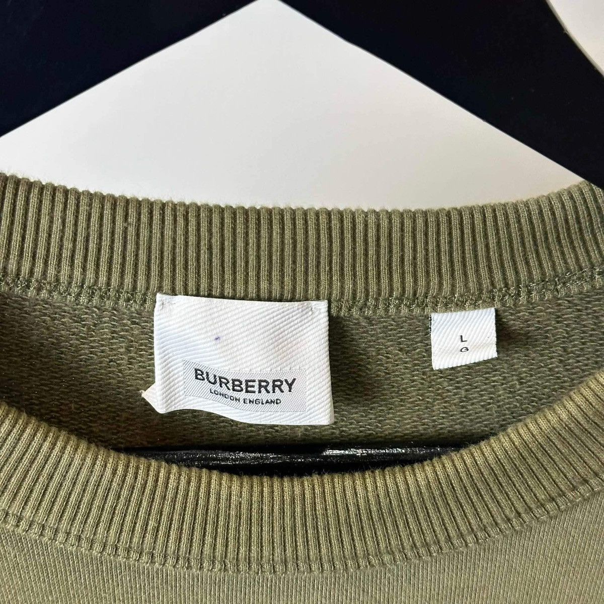 Burberry BURBERRY LOGO SWEATER Size US L / EU 52-54 / 3 - 4 Thumbnail