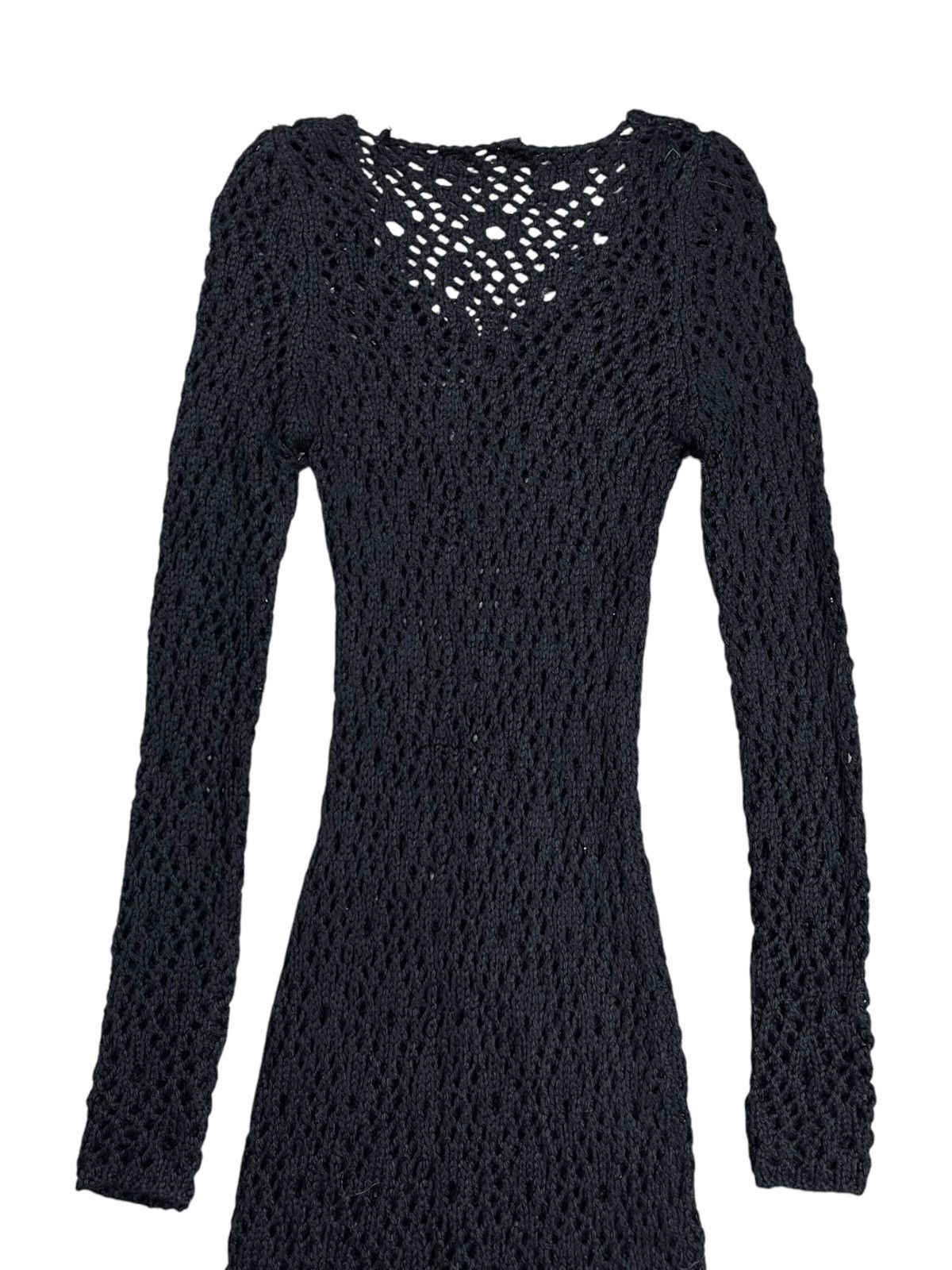 Dolce & Gabbana Archive Dolce Gabbana - Black Knitted Dress Size M / US 6-8 / IT 42-44 - 5 Thumbnail