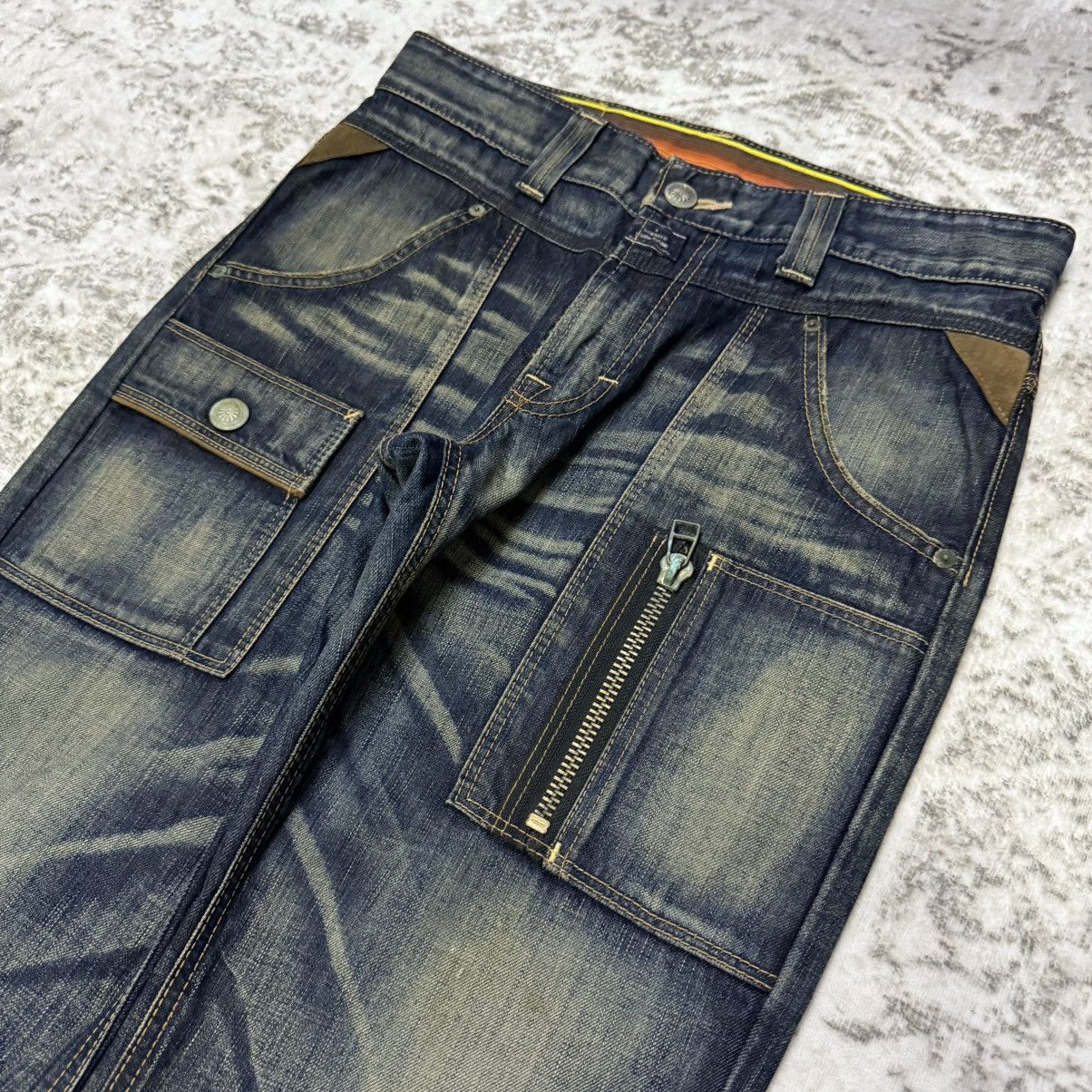 Edwin Vintage Edwin Blue Trip 512 Bush Pocket Mud Wash Jeans Size US 32 / EU 48 - 5 Thumbnail