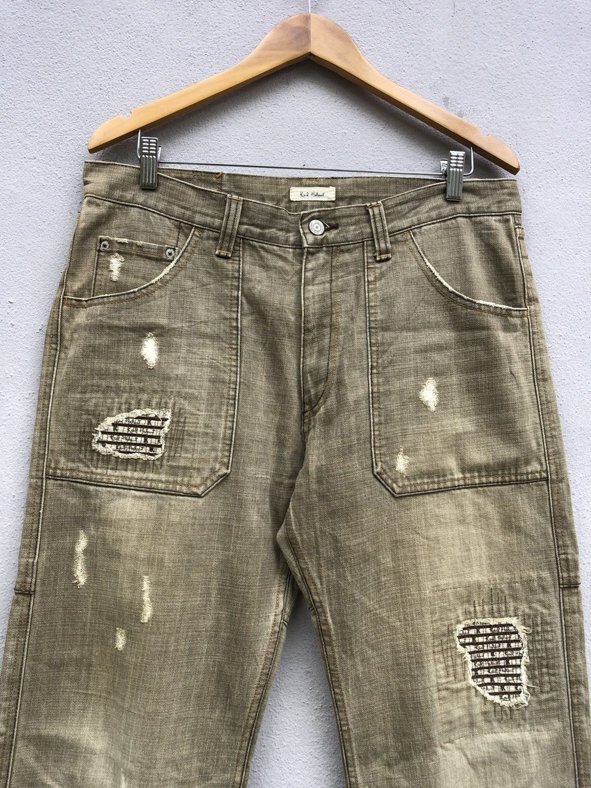 Karl Helmut Karl Helmut Distressed Capenter Jeans Size US 35 - 5 Thumbnail