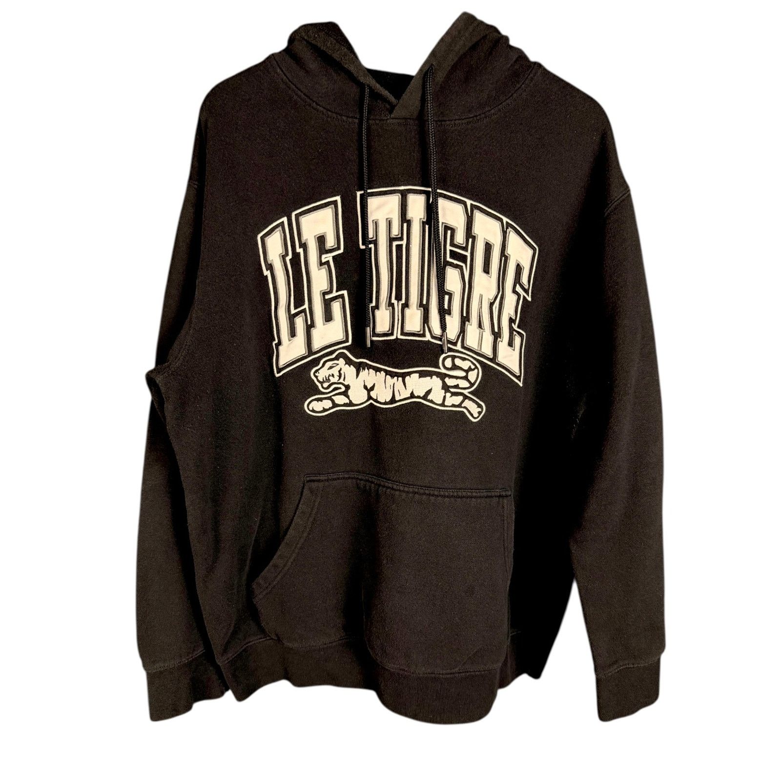 Le TIGRE Le Tigre Digby Pullover Men's XXL Black Hoodie Sweatshirt Size US XXL / EU 58 / 5 - 2 Thumbnail