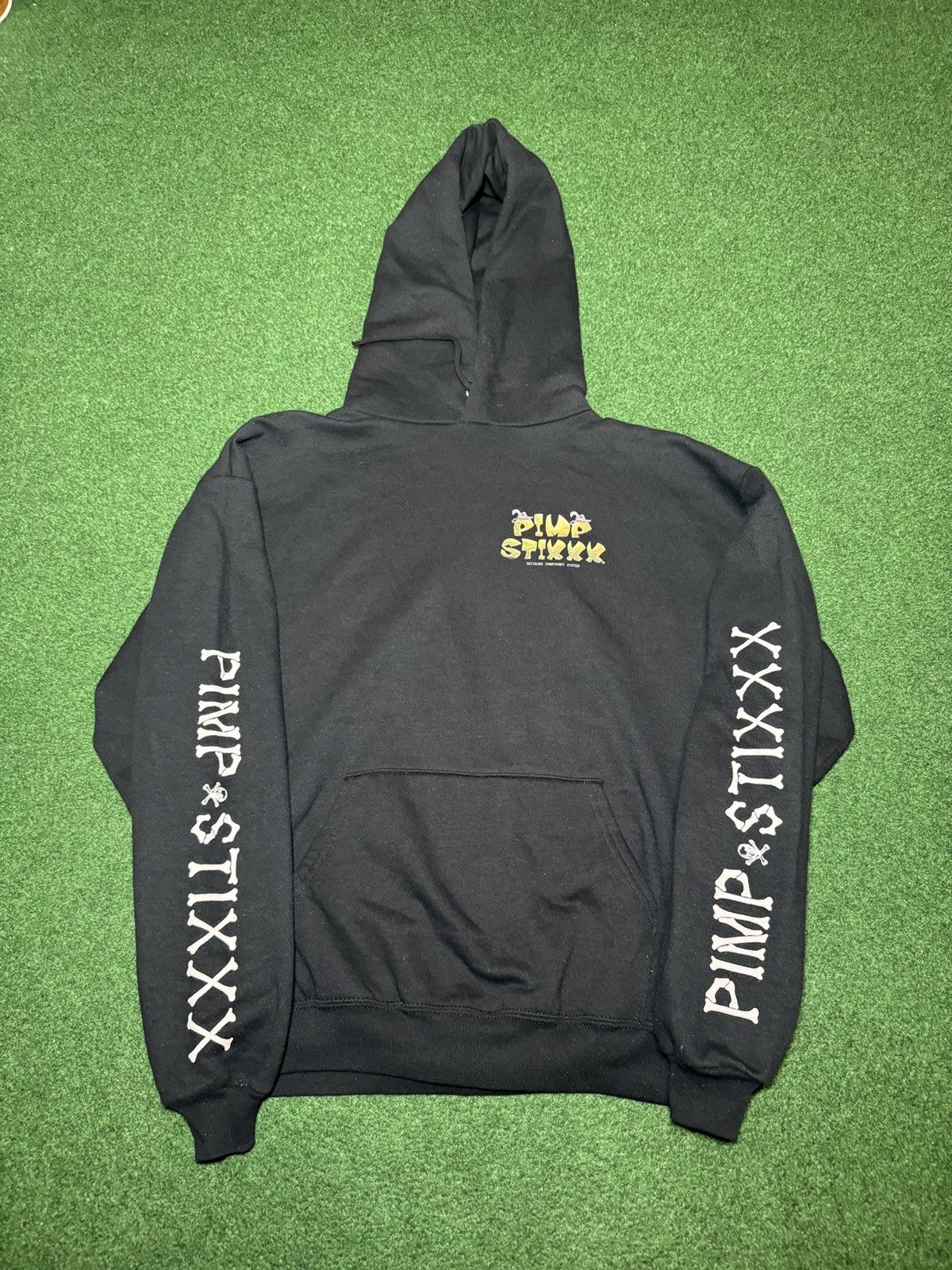 Vintage Vintage Y2K Skull Cross Bones Jnco Grunge Skater L Hoodie Size US L / EU 52-54 / 3 - 3 Thumbnail