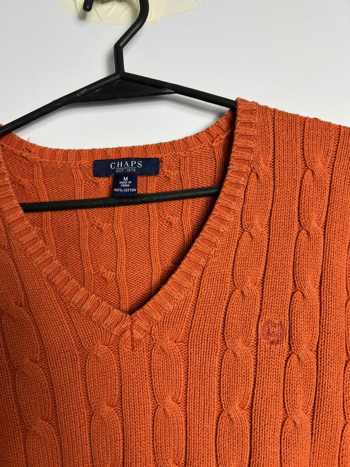 Chaps Ralph Lauren × Polo Ralph Lauren × Ralph Lauren Braid Sweater Chaps Ralph Lauren 100% cotton Size M / US 6-8 / IT 42-44 - 2 Thumbnail