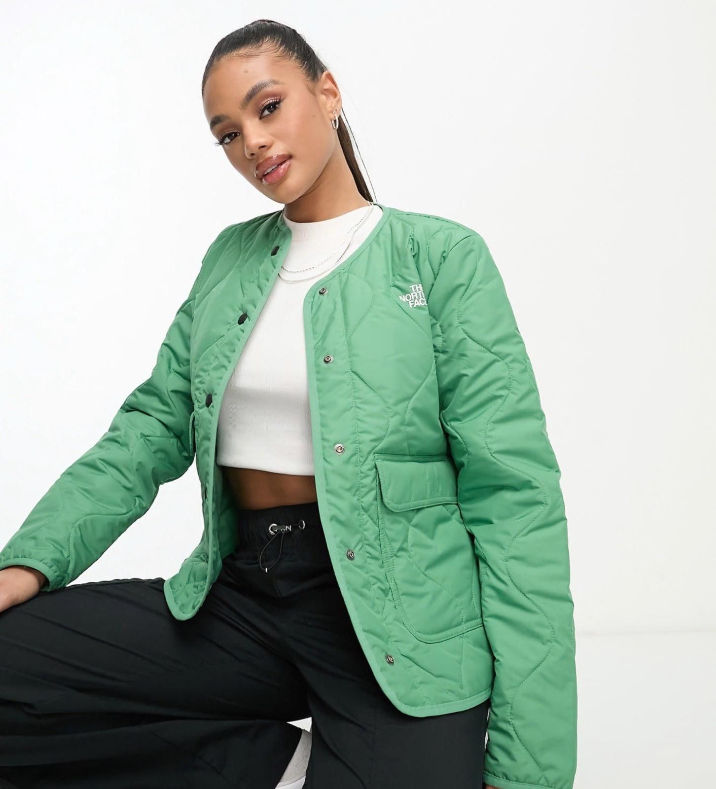 The North Face The North Face Ampato Quilted Jacket Green(S/M)bnwt RPR £155 Size US S / EU 44-46 / 1 - 3 Thumbnail