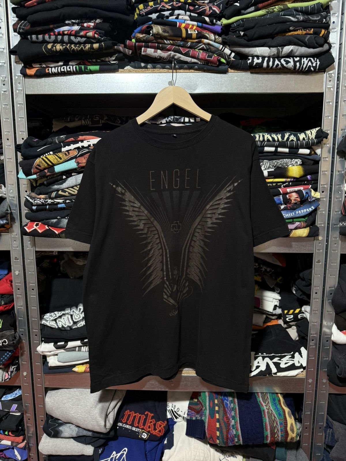 Vintage Vintage 2000’s Rammstein Engel Tour Rock T-Shirt Y2K Size US XXL / EU 58 / 5 - 1 Thumbnail