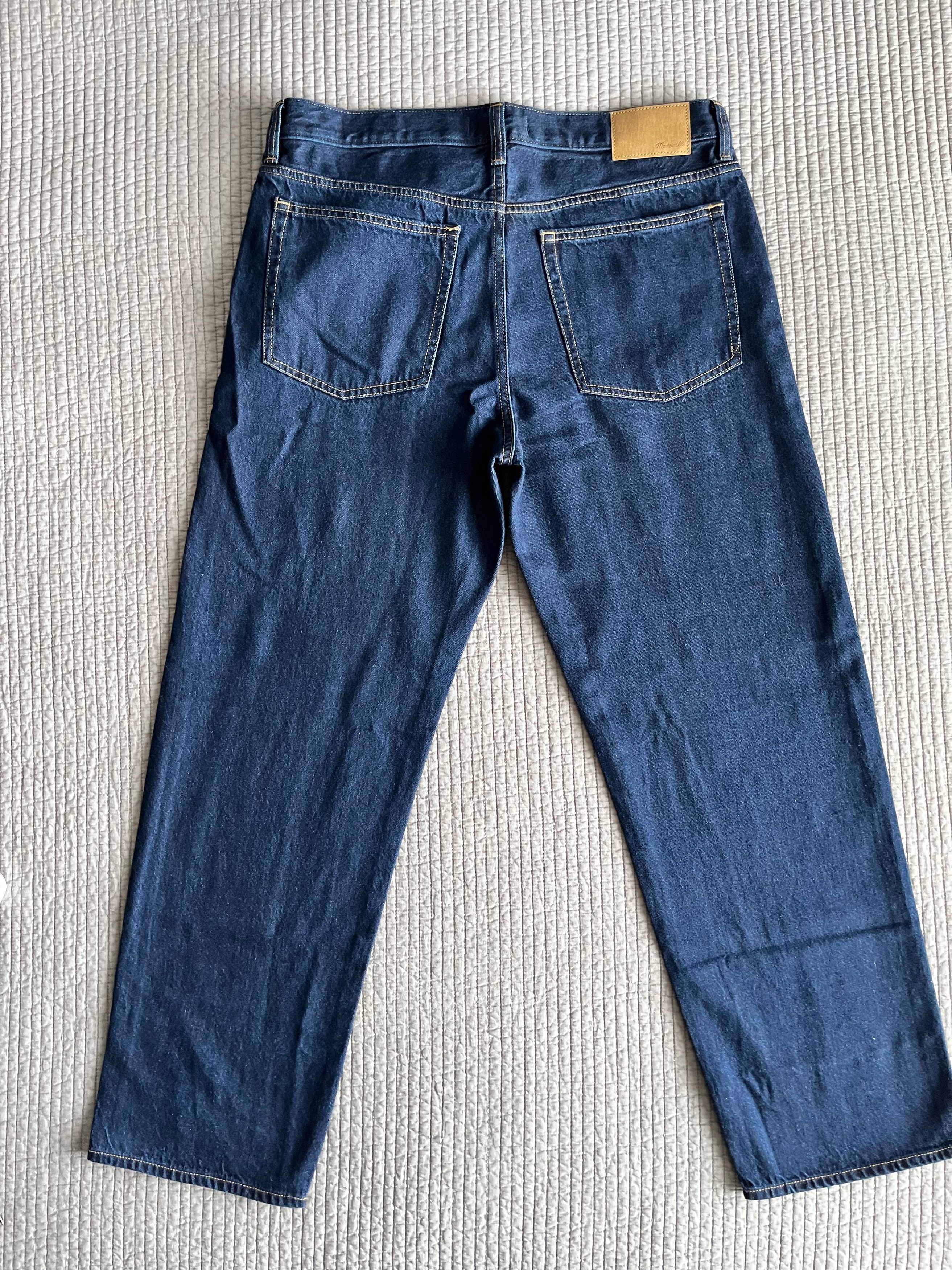 Madewell 1991 Loose Strait Jeans in Rinse Wash 35 x 32 Size US 35 - 2 Thumbnail