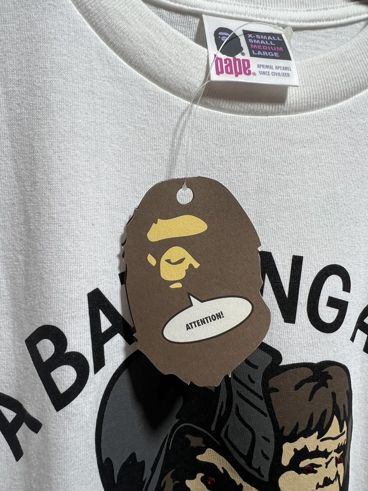 Bape Vintage Bape Swarovski Eyes Generals Tee Size US M / EU 48-50 / 2 - 4 Thumbnail