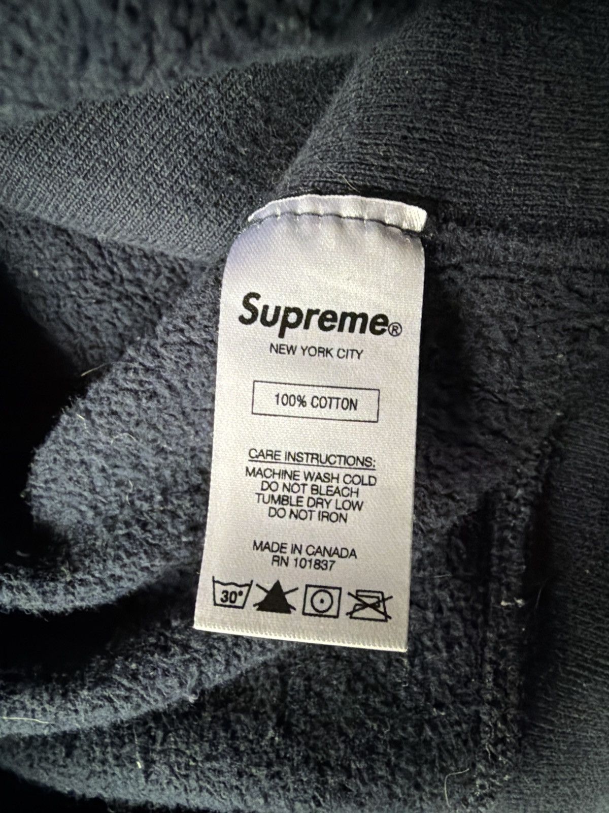 Supreme Supreme Michael Jackson Navy hoodie Size US M / EU 48-50 / 2 - 5 Thumbnail