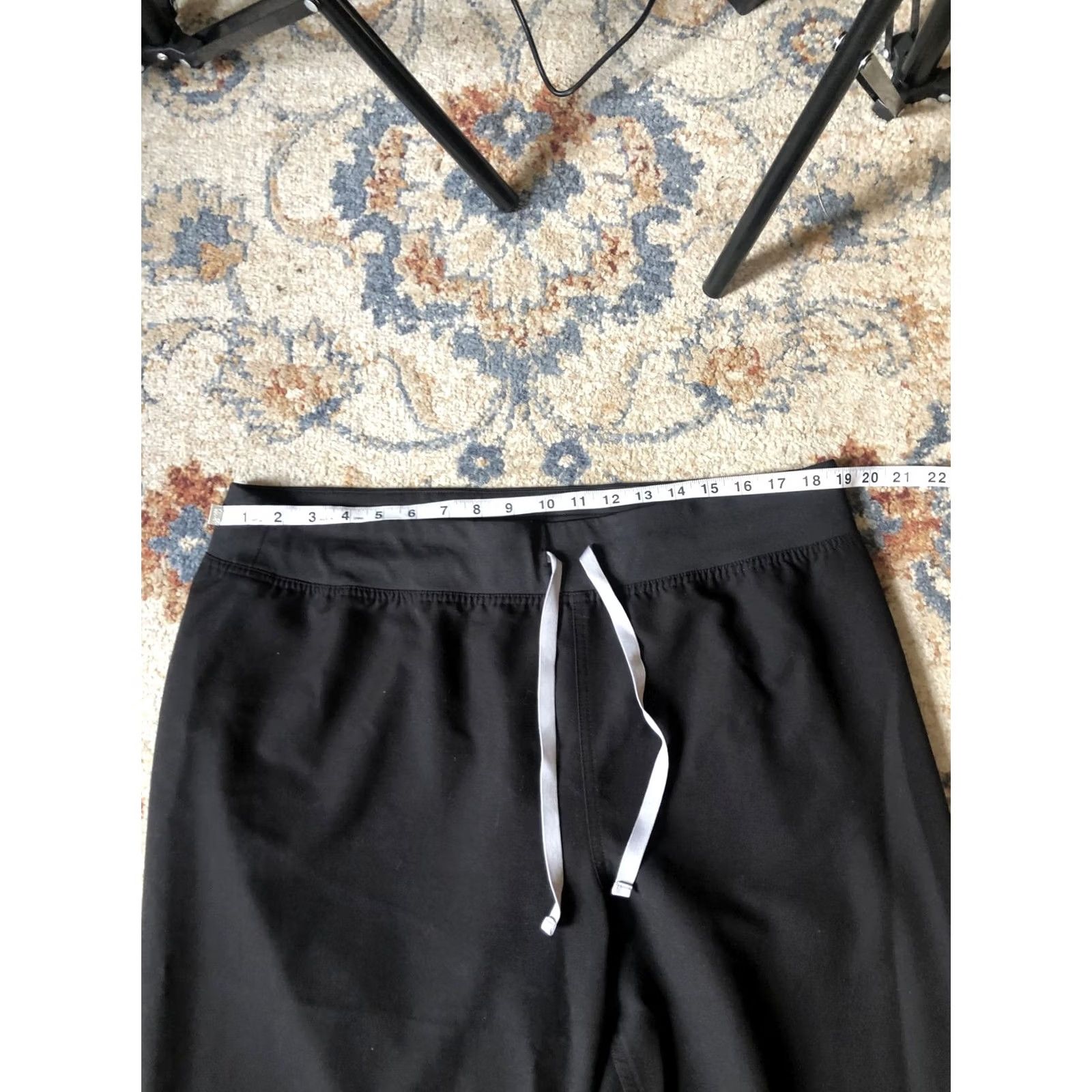 Vintage FIGS Technical Collection Pants Mens 2XL Black Drawstring Straight Leg Workwear Casual 32in Inseam Mens Size US 39 - 7 Thumbnail