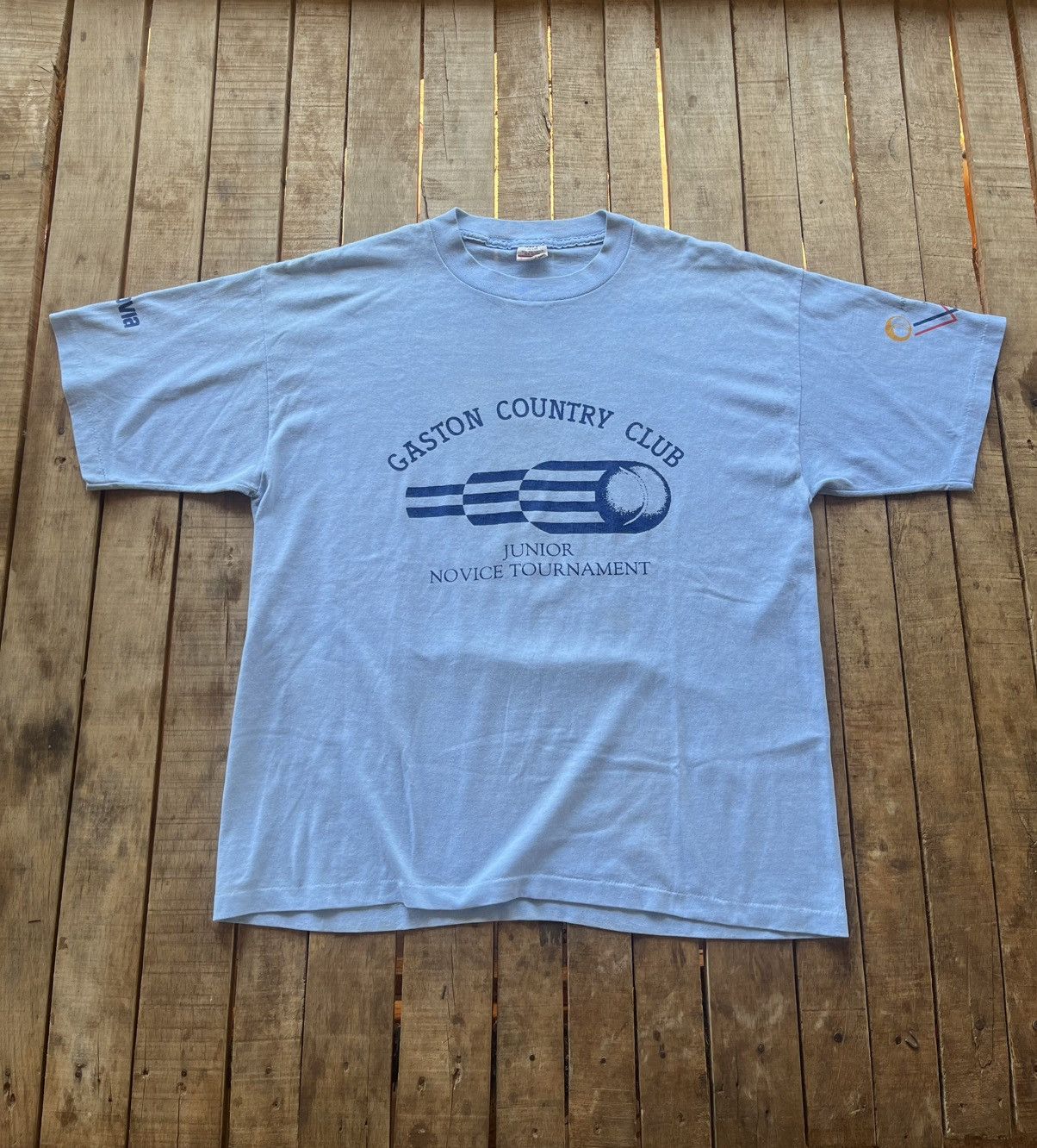Vintage Vintage tee gaston club 80s’ Boxy Fit Size US L / EU 52-54 / 3 - 1 Thumbnail