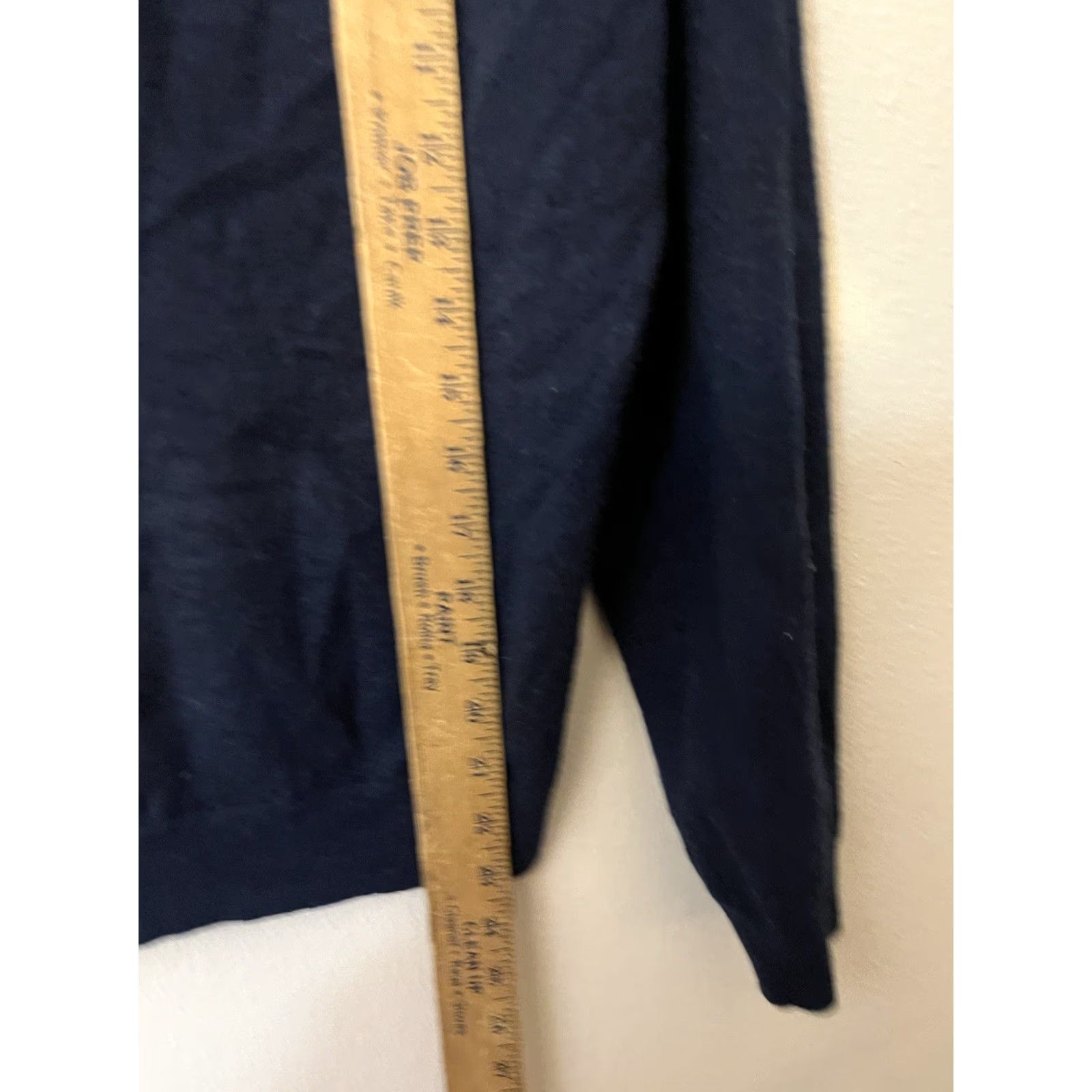 J.Crew J.CREW Sweater Mens Size L Slim Merino Wool Blue V-Neck Pullover 03795 Size US L / EU 52-54 / 3 - 6 Thumbnail