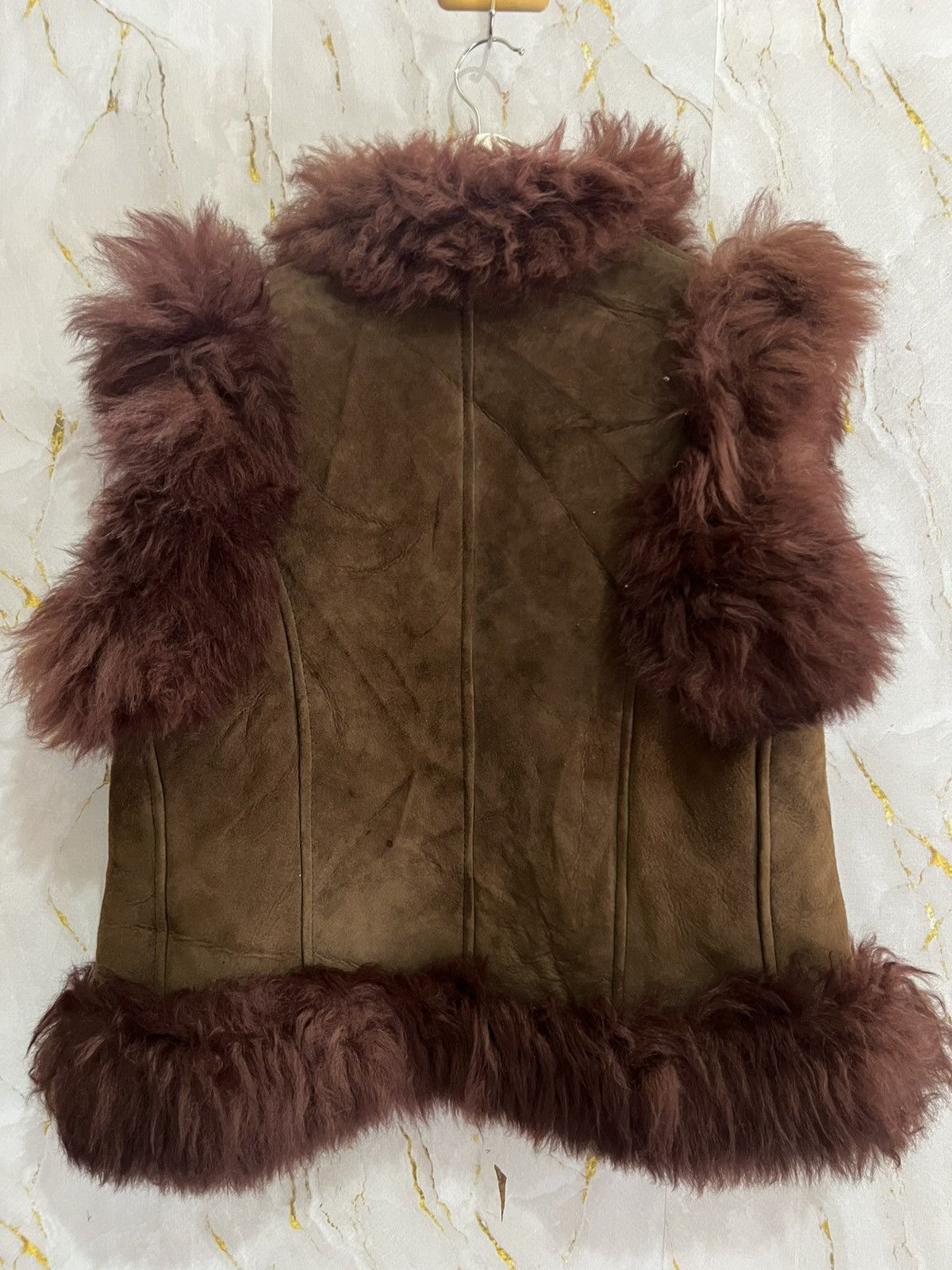 Japanese Brand Real Fur Vest – Classic & Elegant Size US M / EU 48-50 / 2 - 2 Thumbnail