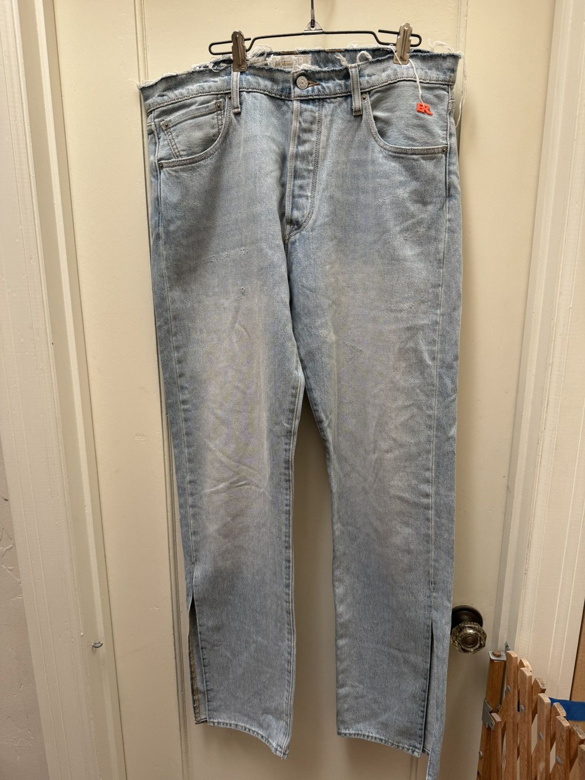 ERL × Levi's ERL Levi’s 501 Split Leg Jeans Size US 32 / EU 48 - 1 Thumbnail