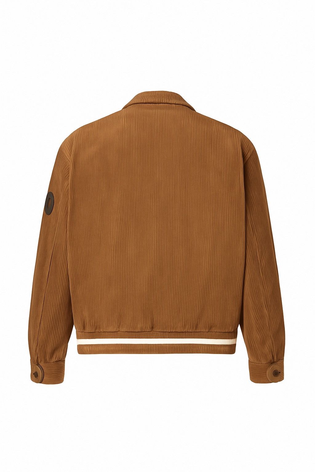 Vintage Carlo Valentino Corduroy Jacket Brown Embroidered