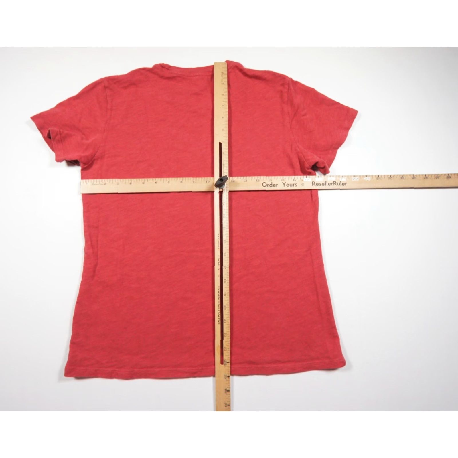 Vintage American Giant Shirt Womens Large Red Short Sleeve Crew Neck T-Shirt Cotton Casual Size L / US 10 / IT 46 - 7 Thumbnail
