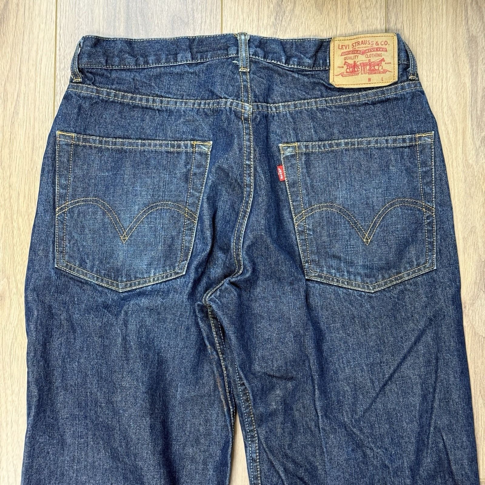 Levi's Vintage Levi's 569 Sample Jeans Mens 32x32 Straight Baggy Size US 32 / EU 48 - 6 Thumbnail