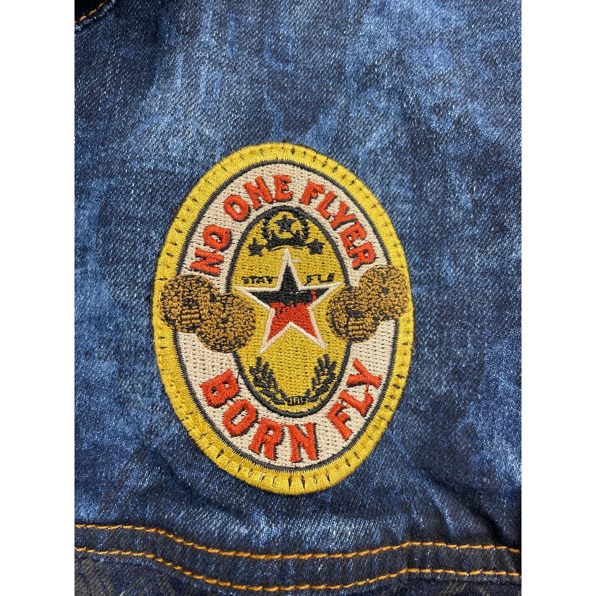 Born Fly Born Fly Men's Jean Jacket Size 3X, NWT SKU 1062 Size US XXL / EU 58 / 5 - 6 Thumbnail