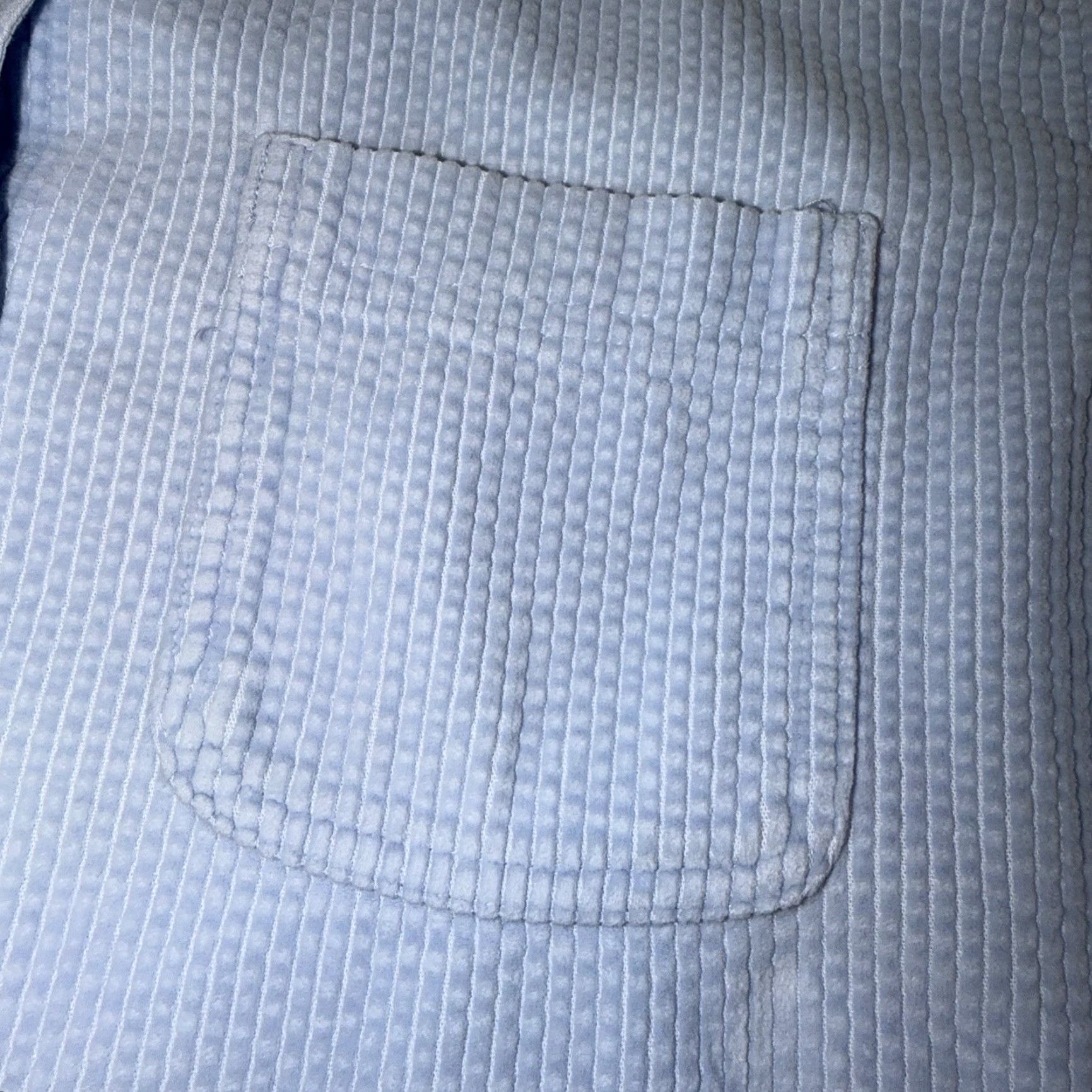 Vintage LL Bean Shirt Womens Large Blue Corduroy Button Up Casual Comfort 266127 Size L / US 10 / IT 46 - 4 Thumbnail
