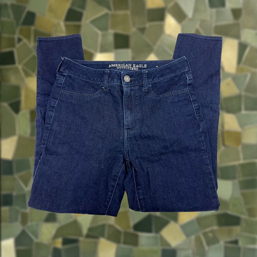 American Eagle Outfitters American Eagle Womens Jeans Size 8 Regular Hi-Rise Jegging Denim Blue Size 30" / US 8 / IT 44 - 1 Thumbnail