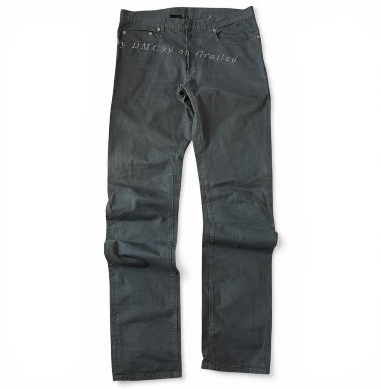 Vintage Vintage Dior Homme Hedi Slimane Grey Pants Size US 34 / EU 50 - 1 Thumbnail
