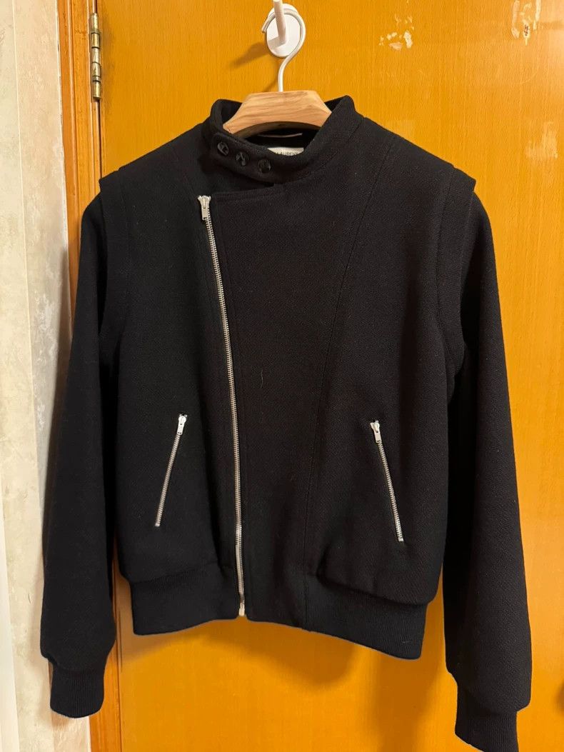 Yves Saint Laurent Saint Laurent Wool Biker Jacket Size US M / EU 48-50 / 2 - 1 Thumbnail