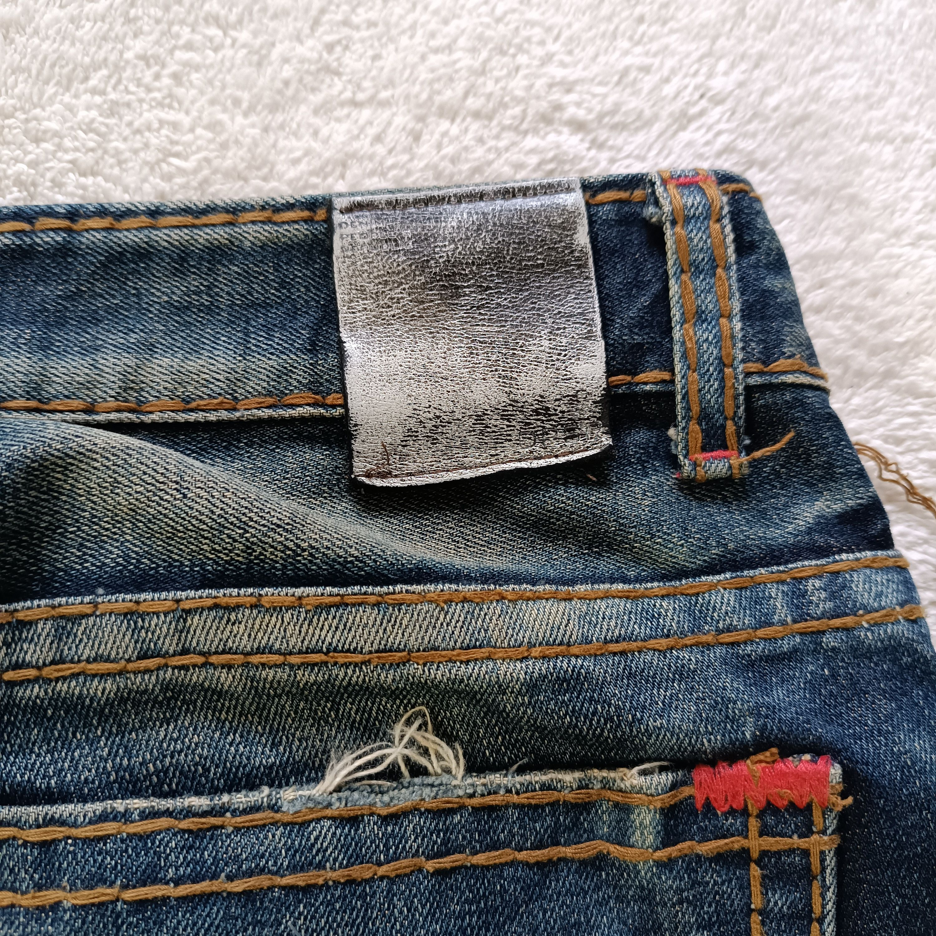 Japanese Brand × Vintage 🔥Vintage🔥 Japanese Brand DPSR Distressed Denim Jeans Size US 34 / EU 50 - 16 Thumbnail