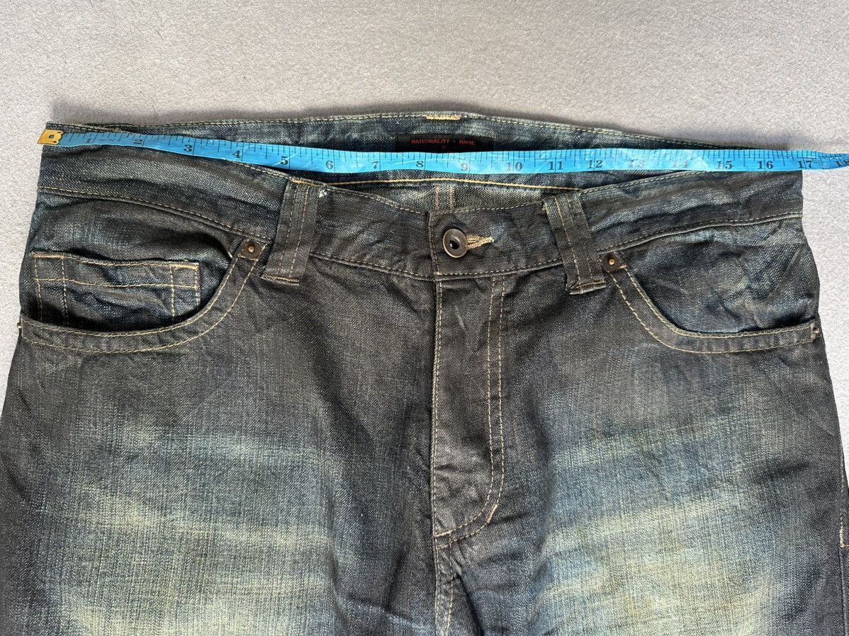 Japanese Brand Nationality + Name II Crosbec Waxed Denim Size US 33 - 3 Thumbnail