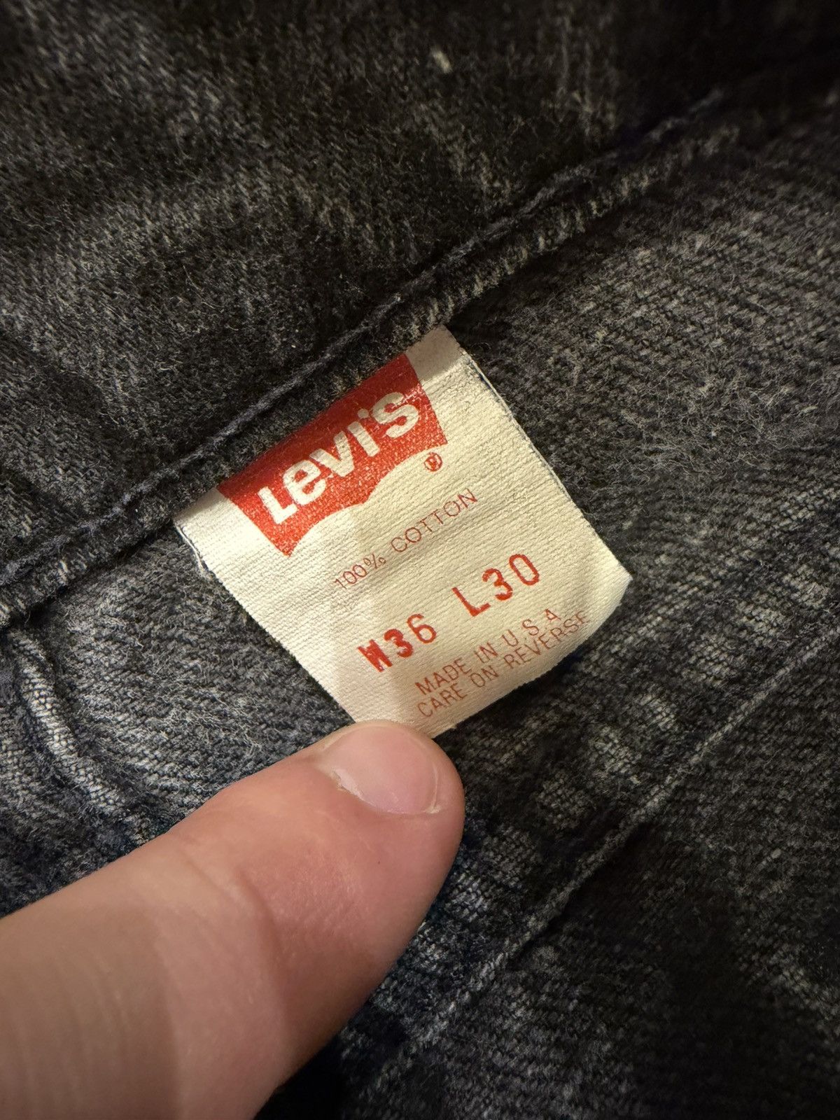 Dertbag Dertbag Levis Paint Splattered Black Denim Jeans Size US 36 / EU 52 - 3 Thumbnail