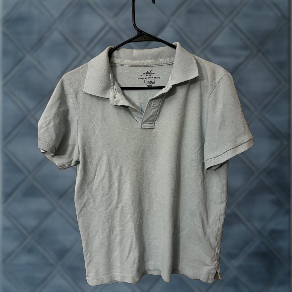 H&M VINTAGE H&M Polo Shirt Men’s Short Sleeve Collared Blue M 100% Cotton Adult Polo Men Size US M / EU 48-50 / 2 - 1 Thumbnail