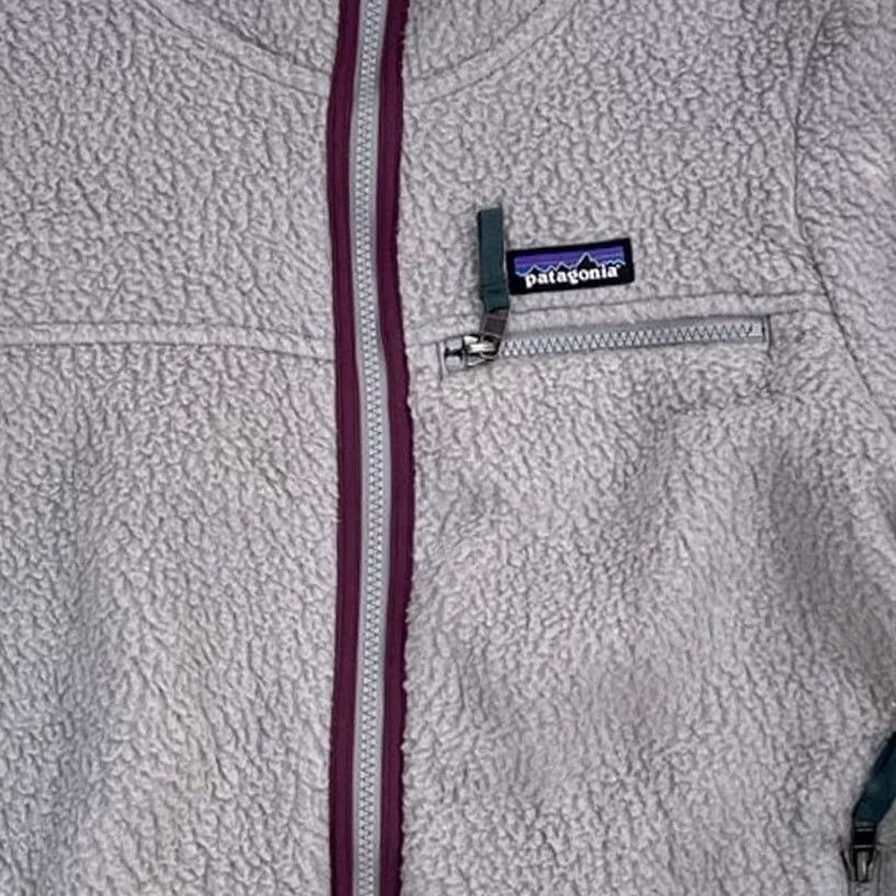Patagonia Patagonia Retro Pile Fleece Hoody Jacket Womens S Feather Gray Size S / US 4 / IT 40 - 3 Thumbnail