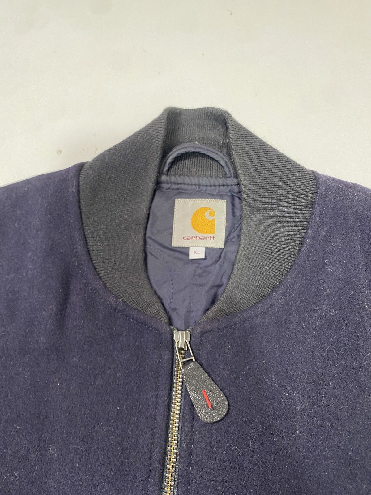 Carhartt Wip Perry Carhartt Wip bomber jacket size XL blue with zip used Size US XL / EU 56 / 4 - 8 Thumbnail