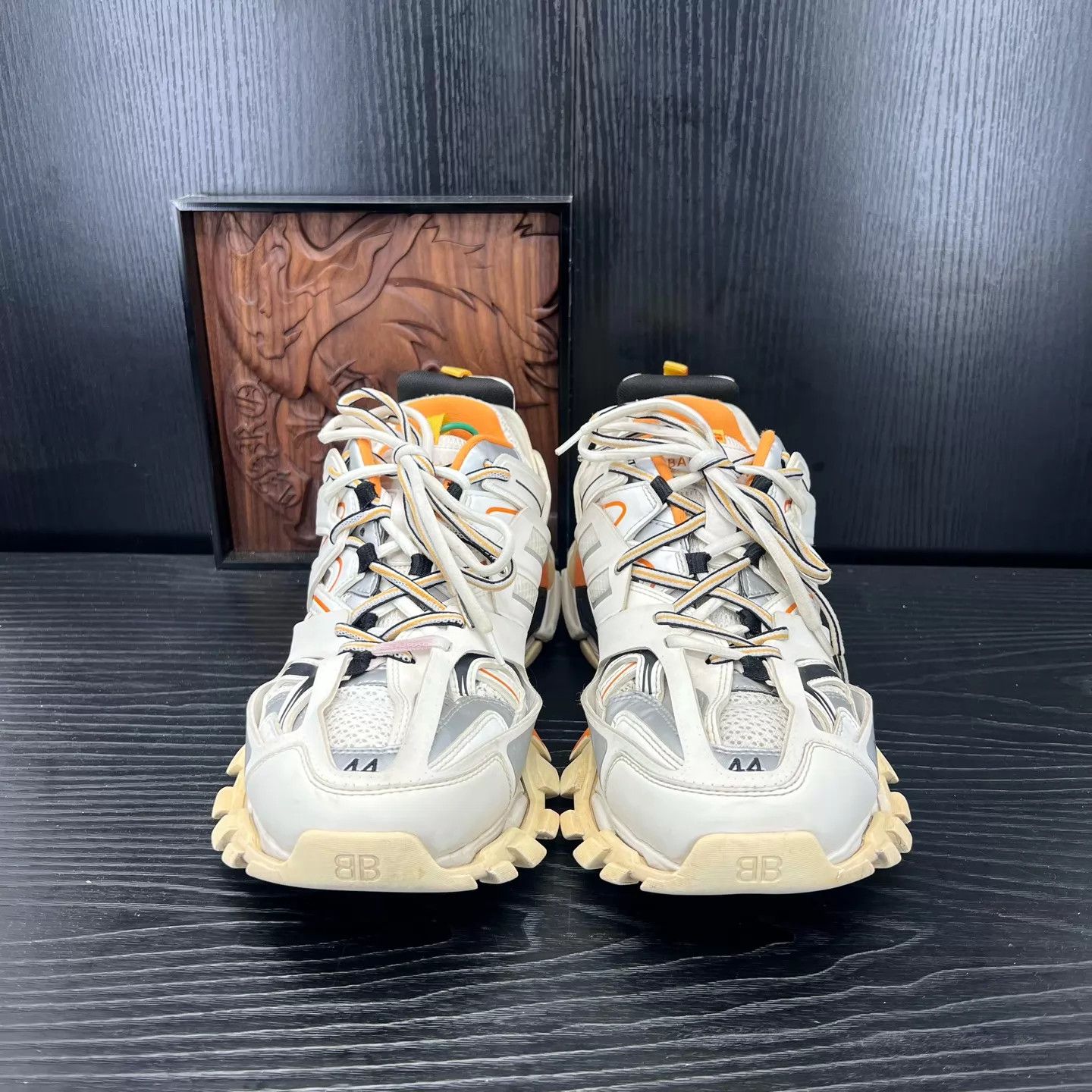 Balenciaga Balenciaga Track White Orange 44 Size US 11 / EU 44 - 4 Thumbnail