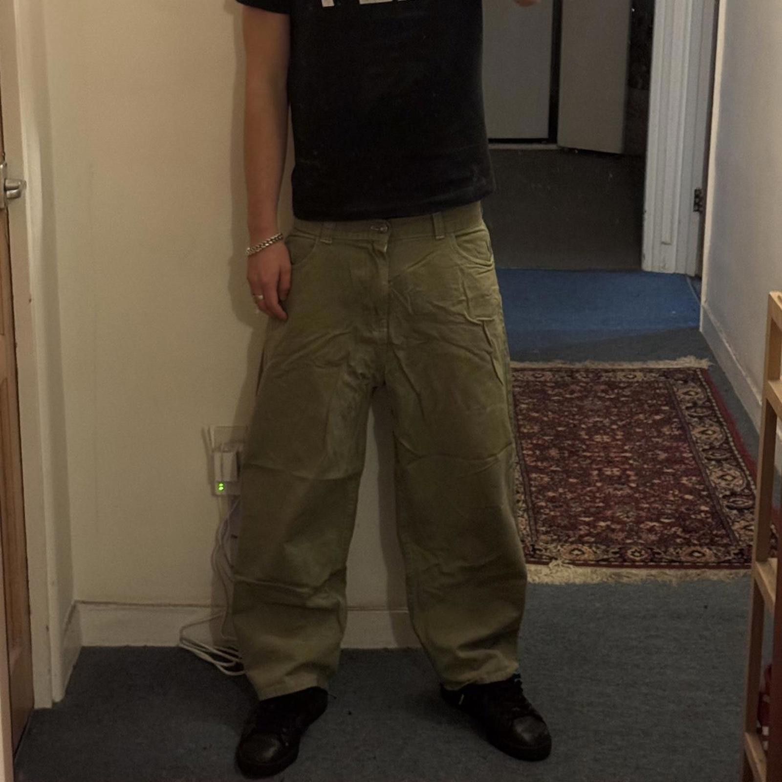 Other Men's Green and Khaki Trousers Size US 34 / EU 50 - 1 Thumbnail