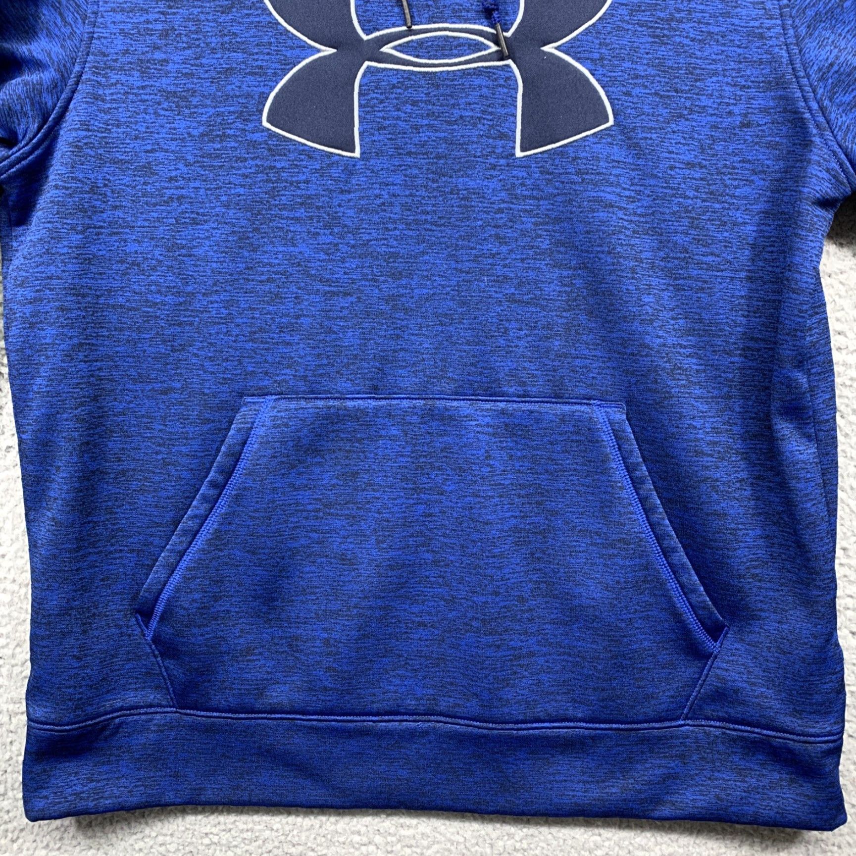 Under Armour Under Armour Mens Hooded Sweatshirt Logo Hoodie Blue Logo Size Medium Loose Fit Hoodie Mens Blue Logo Comfort Pullover Size US M / EU 48-50 / 2 - 3 Thumbnail