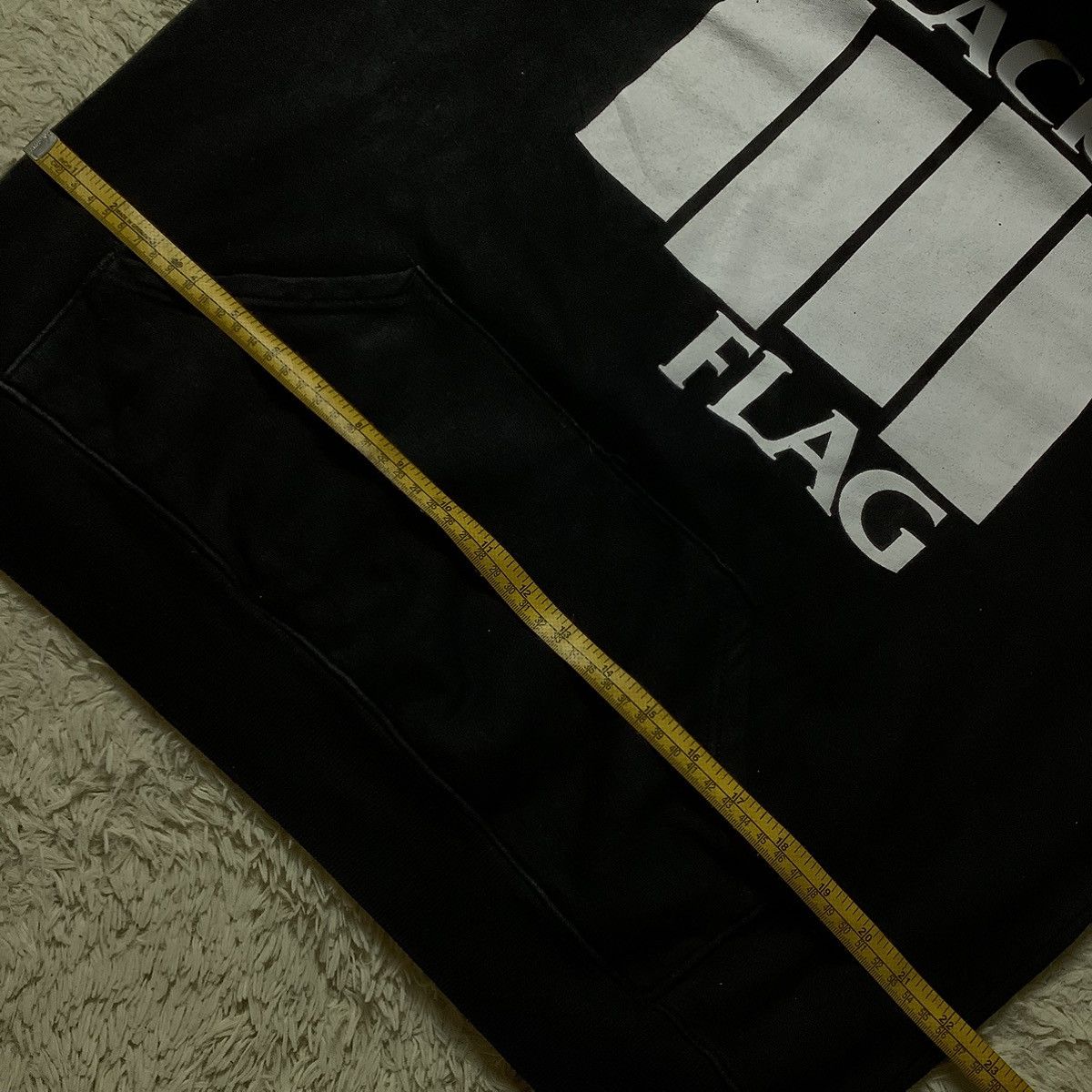Vintage Rare Black Flag Hoodie Size US XL / EU 56 / 4 - 13 Thumbnail